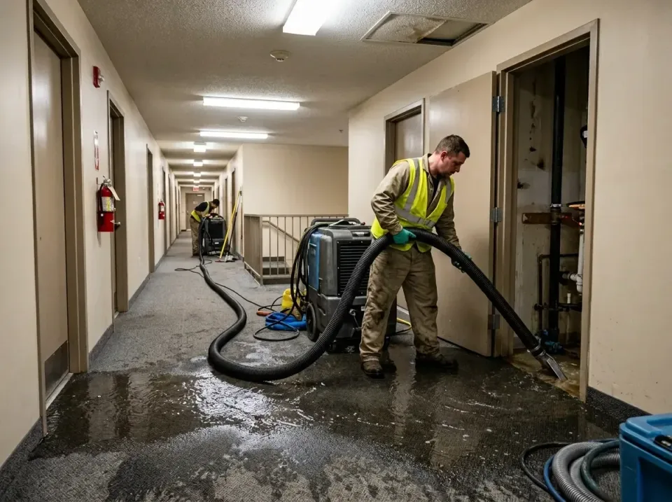 multi-unit-apartment-hallway-f-005 — frequently asked questions, Emergency Burst Pipe Water Extraction & Removal in Montgome…